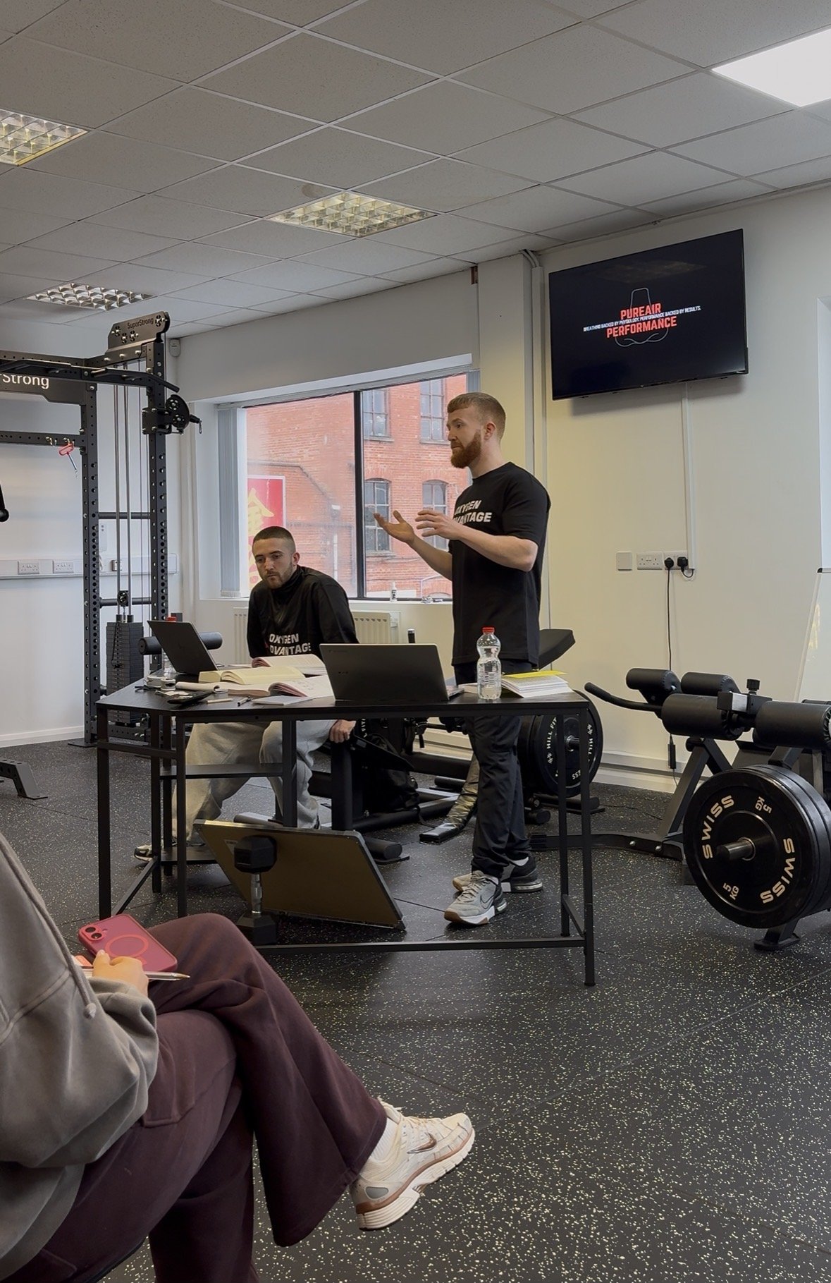 Ryan giving a breathwork seminar