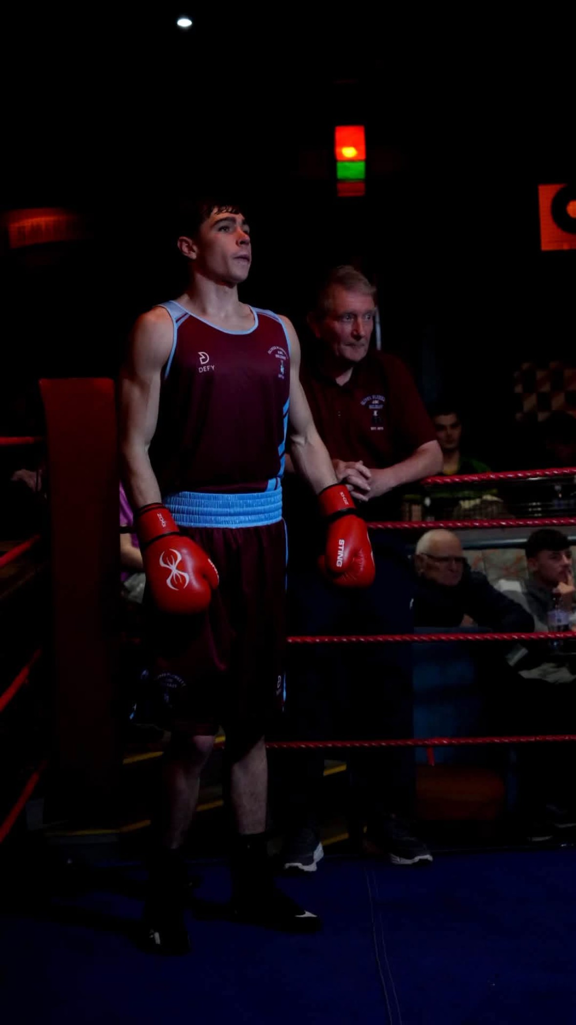 Criostoir de Brún in the boxing ring