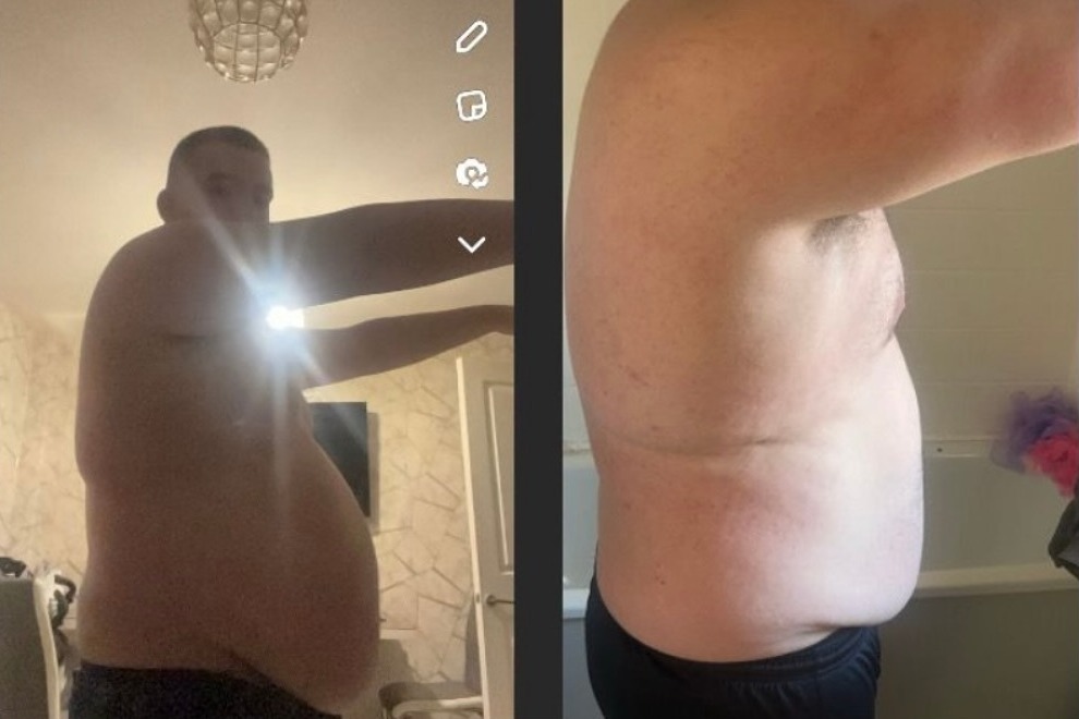 Member before and after